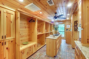 Riverfront Cabin w/ Outdoor Oasis in Seminary!