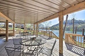 Expansive Cotter Cabin on White River w/ Deck!
