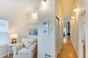 Airy Coastal Escape w/ Deck - Steps to Beach!