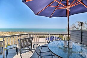 Lakefront Family Retreat w/ Grill: Steps to Beach!