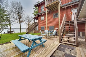 Modern Log Cabin w/ Rec Room, Steps to Lake!