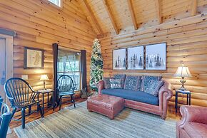 Modern Log Cabin w/ Rec Room, Steps to Lake!
