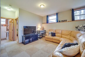 Modern Log Cabin w/ Rec Room, Steps to Lake!