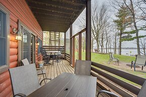 Modern Log Cabin w/ Rec Room, Steps to Lake!