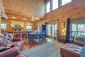 Modern Log Cabin w/ Rec Room, Steps to Lake!