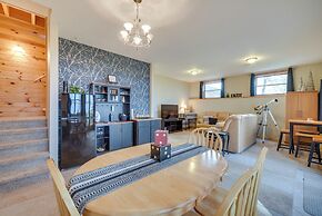 Modern Log Cabin w/ Rec Room, Steps to Lake!