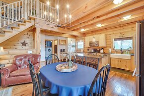 Modern Log Cabin w/ Rec Room, Steps to Lake!