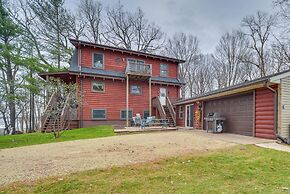 Modern Log Cabin w/ Rec Room, Steps to Lake!