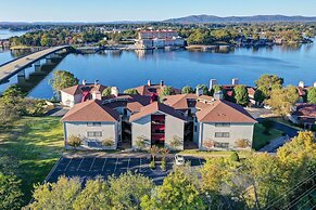 Pool & Dock Access: Lakefront Hot Springs Condo!