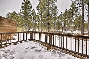 Deck & Gas Grill: Spacious Pinetop Cabin
