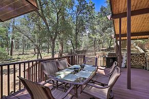 Deck w/ Wooded Views: Rustic-chic Prescott Cabin!