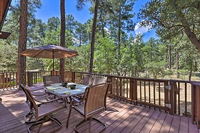 Deck w/ Wooded Views: Rustic-chic Prescott Cabin!