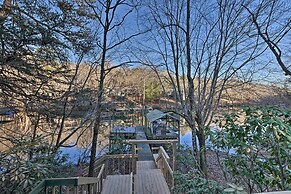 Spacious Waterfront Retreat w/ Dock & Hot Tub
