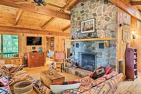 Rustic Cozy Cabin on Island Lake w/ Fire Pit, Dock