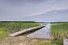 Rustic Cozy Cabin on Island Lake w/ Fire Pit, Dock