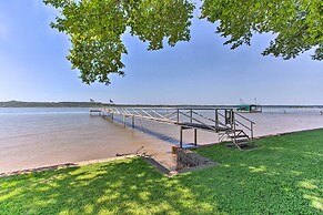 Lakefront Retreat w/ Dock, Bar Hut & Fireplace!