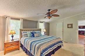 Lakefront Retreat w/ Dock, Bar Hut & Fireplace!