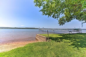 Lakefront Retreat w/ Dock, Bar Hut & Fireplace!