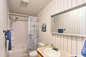 Lakefront Retreat w/ Dock, Bar Hut & Fireplace!