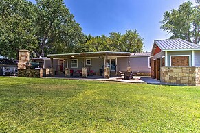 Lakefront Retreat w/ Dock, Bar Hut & Fireplace!