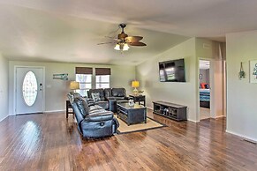 Lakefront Retreat w/ Dock, Bar Hut & Fireplace!