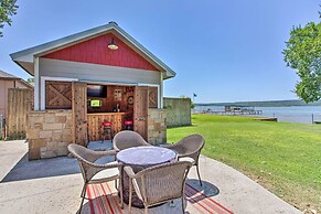 Lakefront Retreat w/ Dock, Bar Hut & Fireplace!