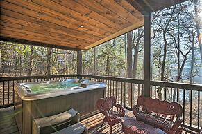 Tudor-style Broken Bow Cottage w/ Hot Tub & Decks!