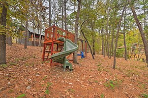 Tudor-style Broken Bow Cottage w/ Hot Tub & Decks!