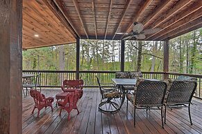 Tudor-style Broken Bow Cottage w/ Hot Tub & Decks!
