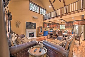 Tudor-style Broken Bow Cottage w/ Hot Tub & Decks!