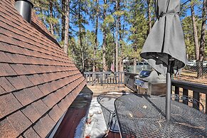 Deck & Forest Views: Munds Park A-frame Cabin