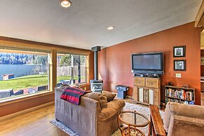 Lakefront Cabin w/ Stunning Mountain Views & Dock!