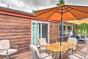 Lakefront Cabin w/ Stunning Mountain Views & Dock!