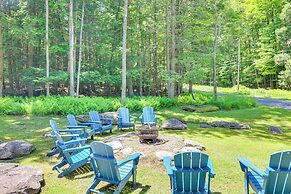 Lake Ariel Cabin w/ Fire Pit & Resort Amenities!