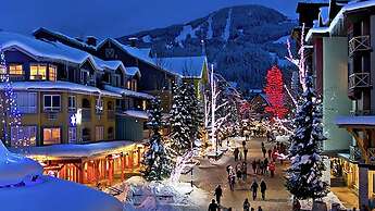 Whistler Village -walk to Lifts-views of Village