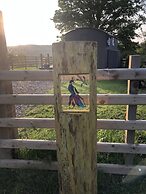 The Peacock Shepherds Hut at Hafoty Boeth