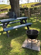 The Peacock Shepherds Hut at Hafoty Boeth