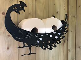 The Peacock Shepherds Hut at Hafoty Boeth