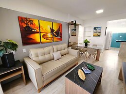Apartamento 2 suítes lindo e vista mar