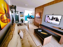 Apartamento 2 suítes lindo e vista mar