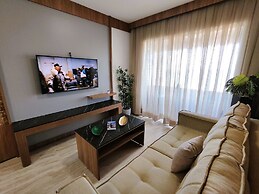 Apartamento 2 suítes lindo e vista mar