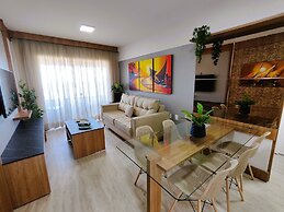 Apartamento 2 suítes lindo e vista mar