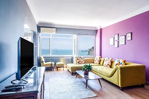 Magnificent Sea View Flat 5 min to Istiklal Square