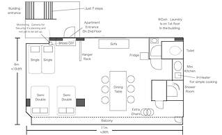 Spacious Studio West Shinjuku