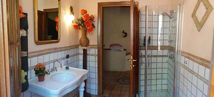 Room in Villa - Room on the Hill With Garden and sea View