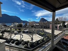 Lugano City Apartment in Cassarate Facing the Lake, 5min From the Cent