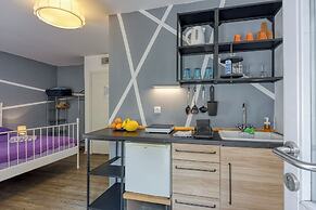 Blue Studio Apartment