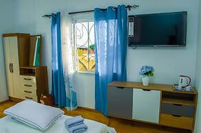 Room-the Blue Room is an Accent of Moder