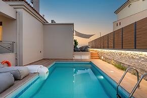 Villa Ismini 3 Bedrooms With Pool , sea View and E-car Charger
