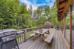 Hot Tub, Fire Pit: Waynesville Getaway Near Hiking